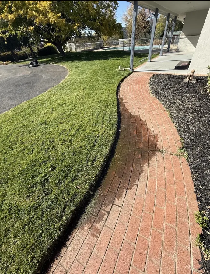 Precision brick-path edging